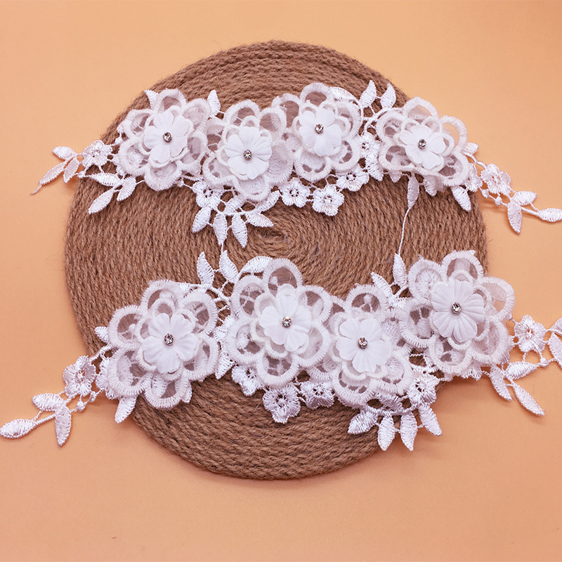 Applique Patch Flower - 2 Paare/los Mesh Modische Kostüm Blume
