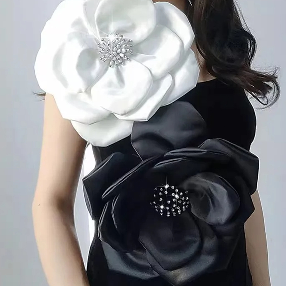 Applique Patch Flower - Neue 29cm 3d große Blume Spitze