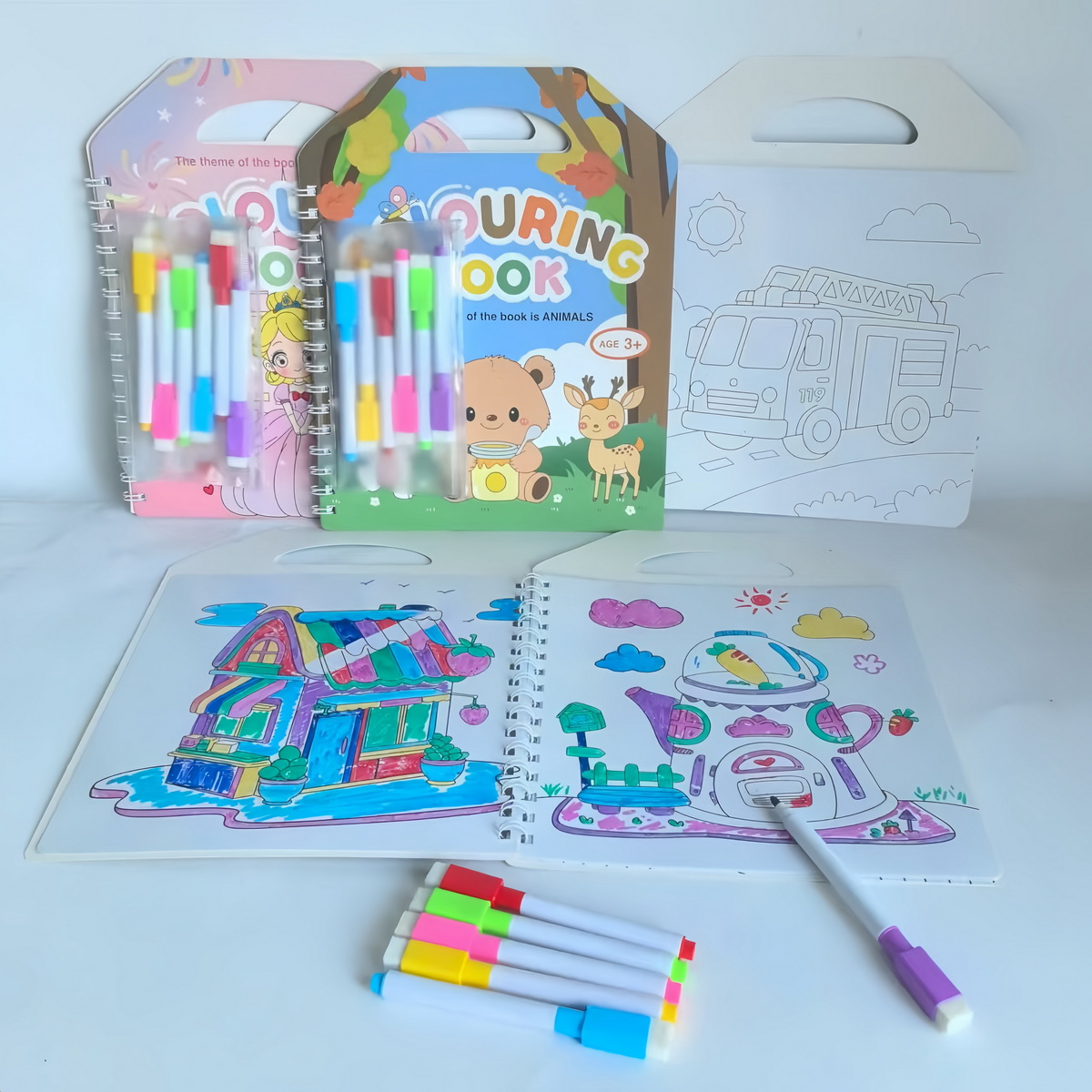 Copic Marker Sketch - 1Set 16 Seiten Colorbook 1Pcs Stift