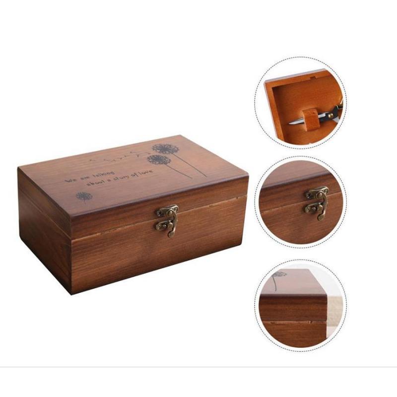 Holz-Organizer für Nähzubehör  – Craft Embellishment Storage Bewertung und Preis