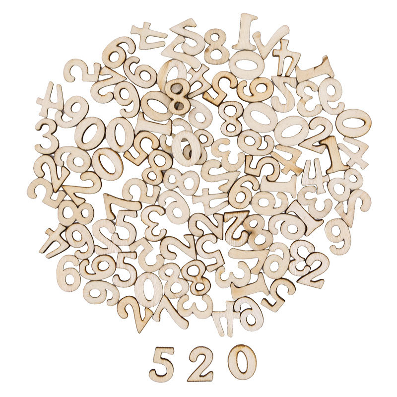 100 stücke Buchstaben Holz Alp – Craft Embellishments Bewertung und Preis