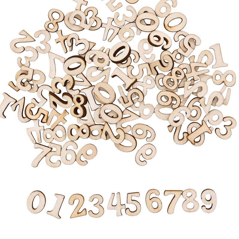 100 stücke Buchstaben Holz Alp – Craft Embellishments Bewertung und Preis