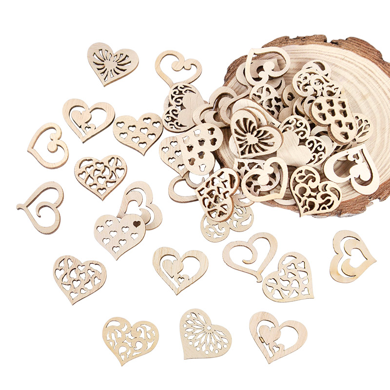 50/100 Stück ausgehöhltes Herz – Craft Embellishments Bewertung und Preis