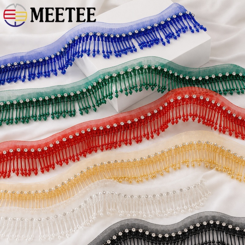 1 Yard 5 cm Perlenbesetzte Spi – Beaded Trim Fringe Bewertung und Preis