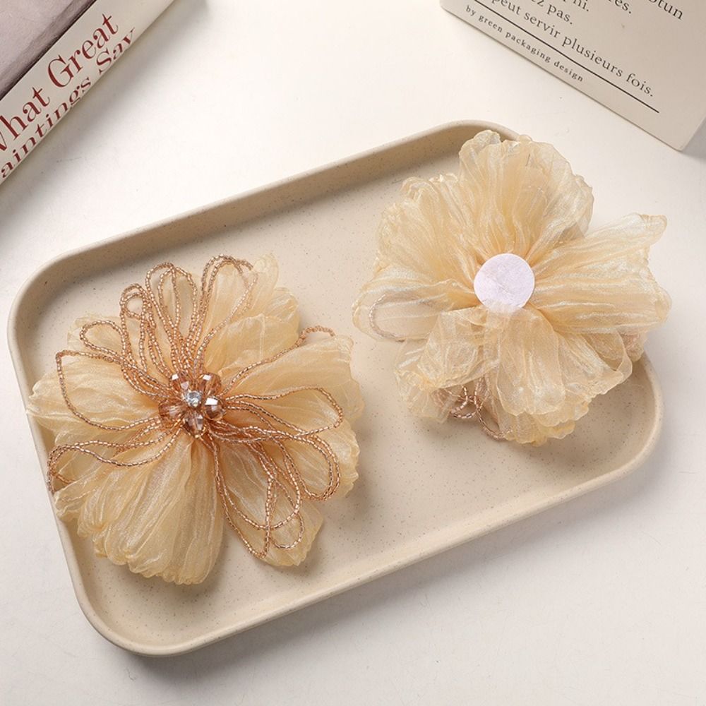 Organza-Stoffblumen-Applikatio – Applique Patch Flower Bewertung und Preis