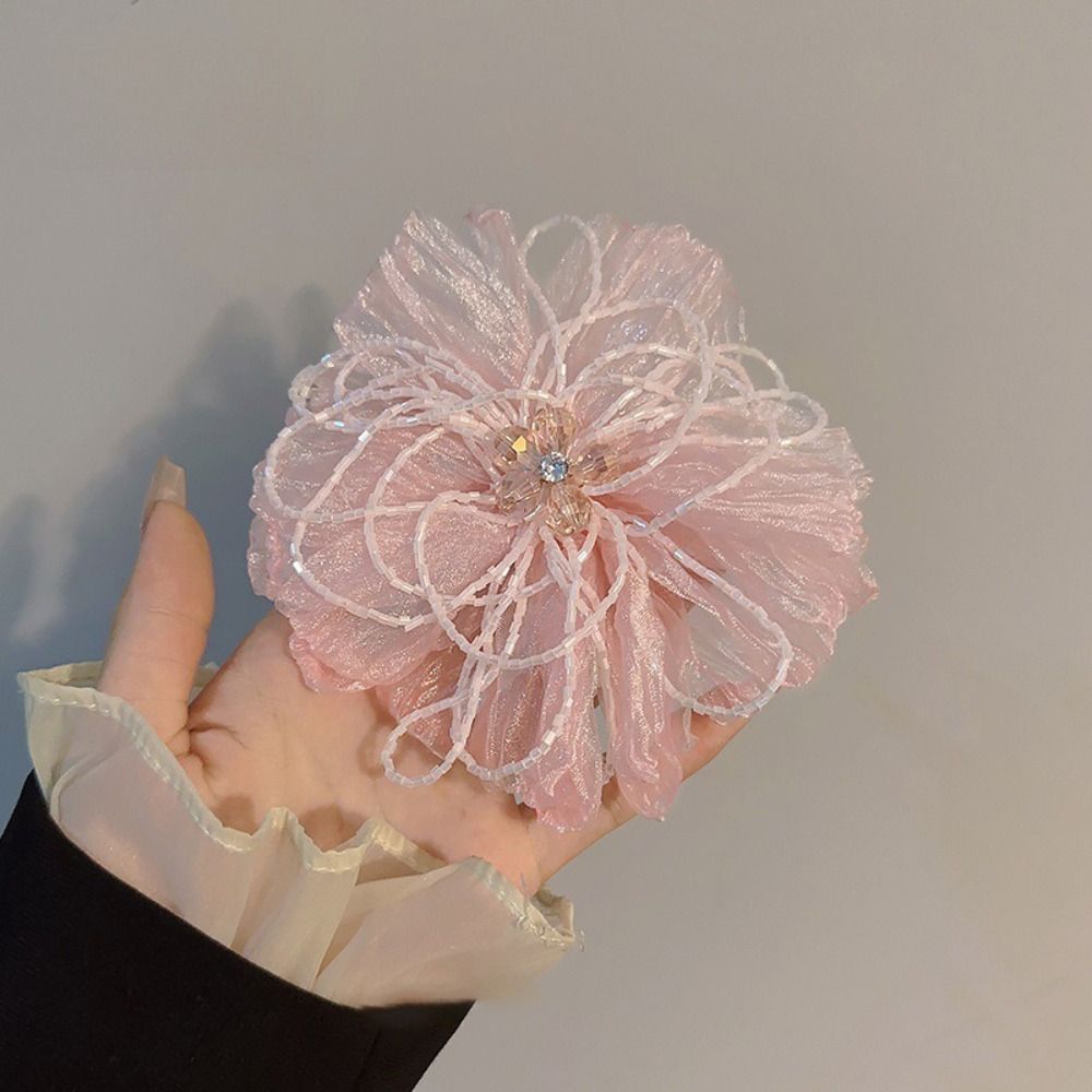 Organza-Stoffblumen-Applikatio – Applique Patch Flower Bewertung und Preis