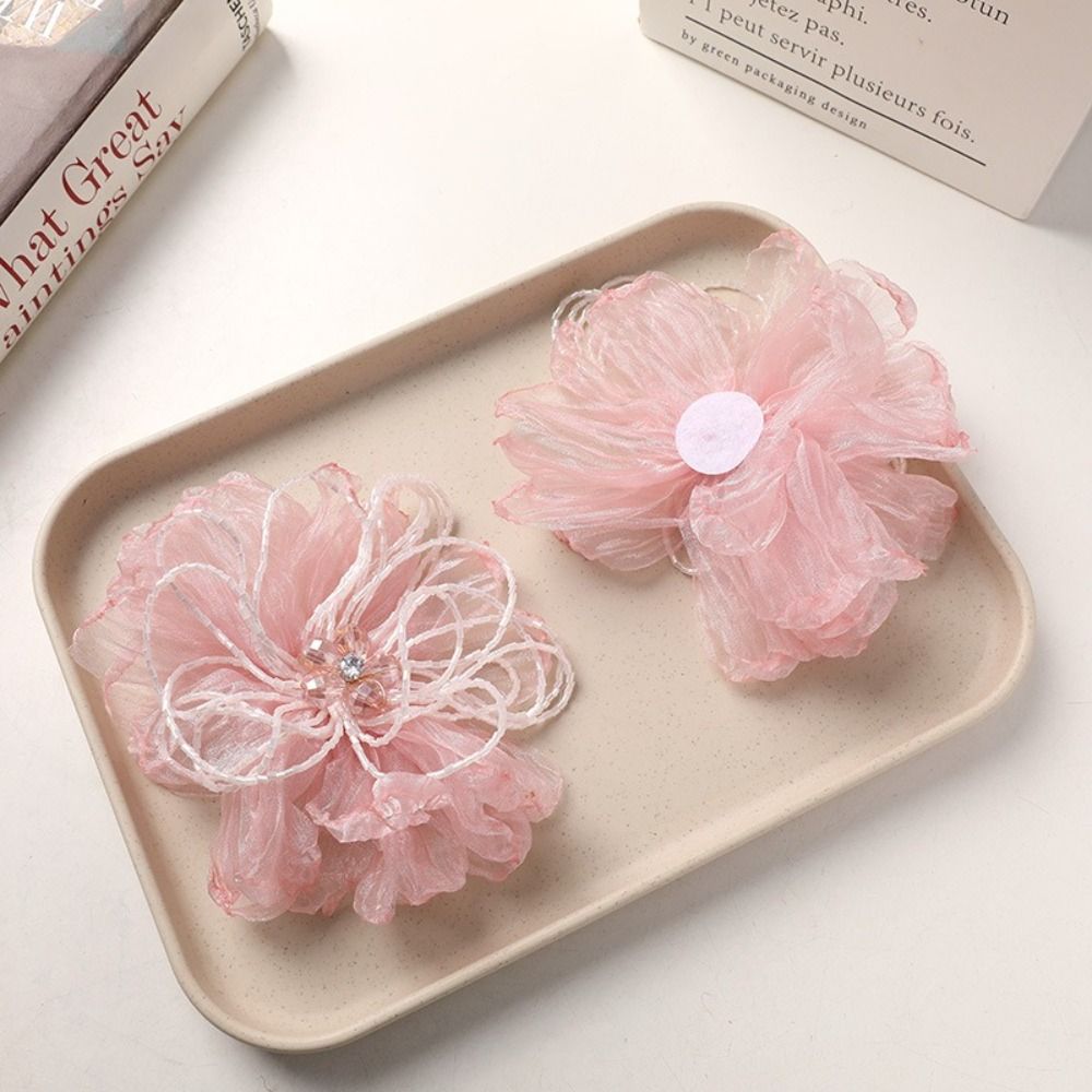 Organza-Stoffblumen-Applikatio – Applique Patch Flower Bewertung und Preis