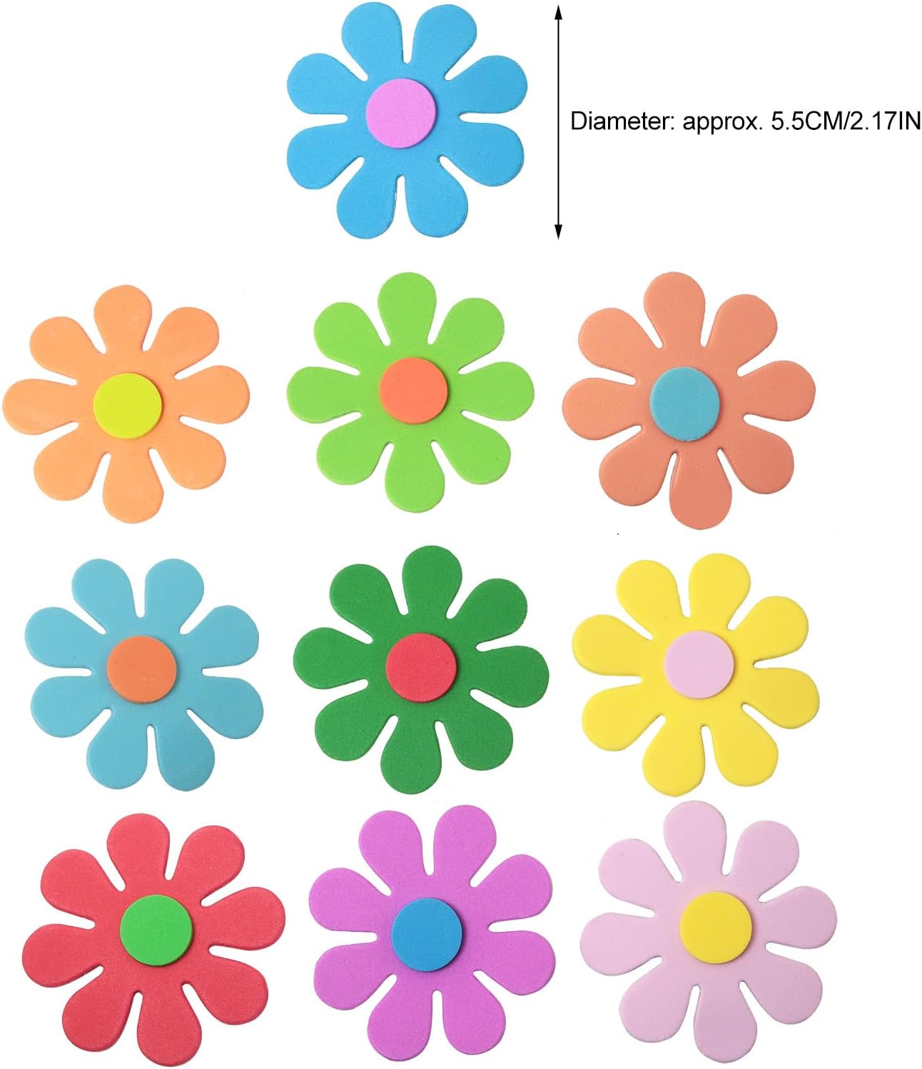 3D-Blumen-Schaumstoffaufkleber – Craft Embellishments Bewertung und Preis