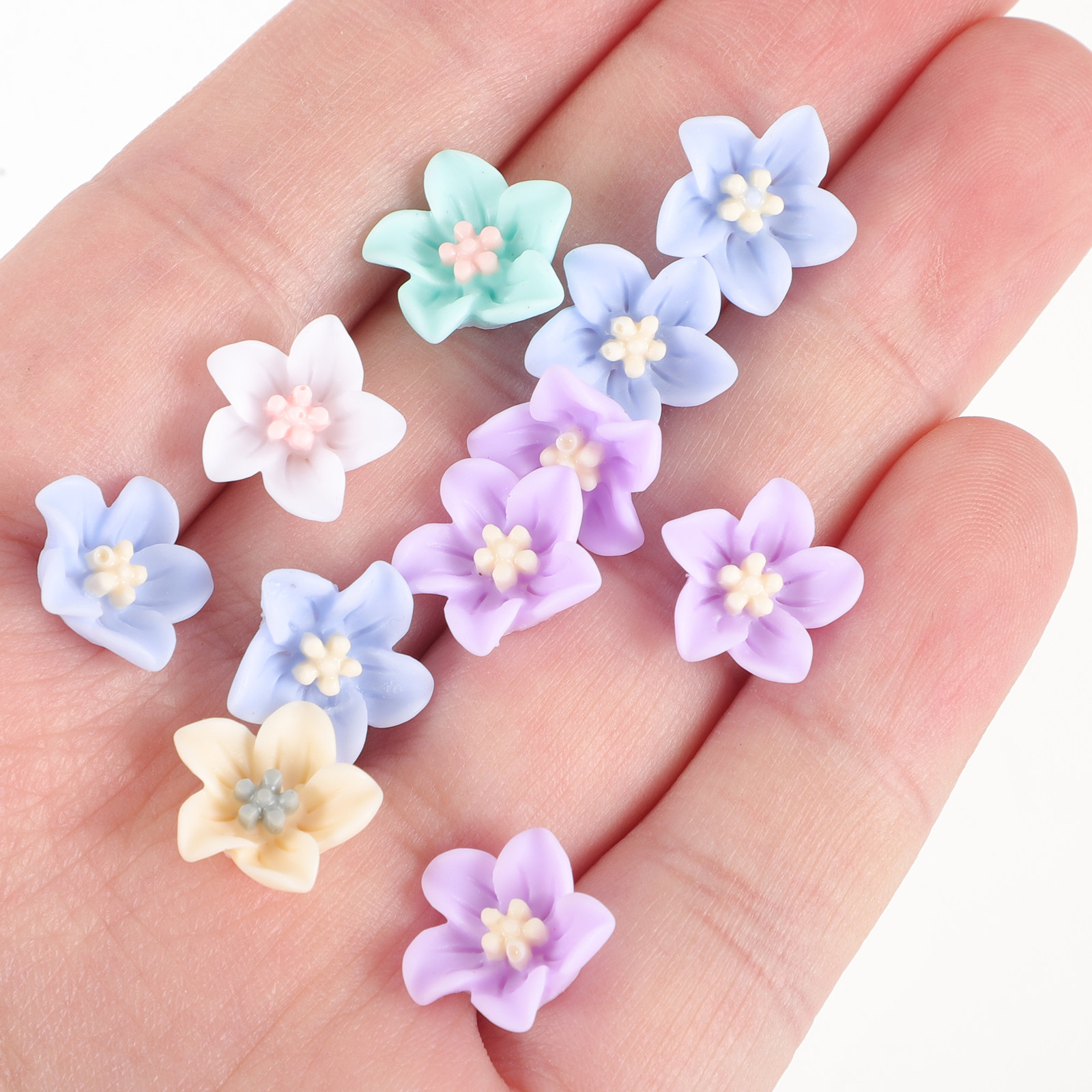 200 Stück Einzigartige Harz-Bl – Craft Embellishments Bewertung und Preis