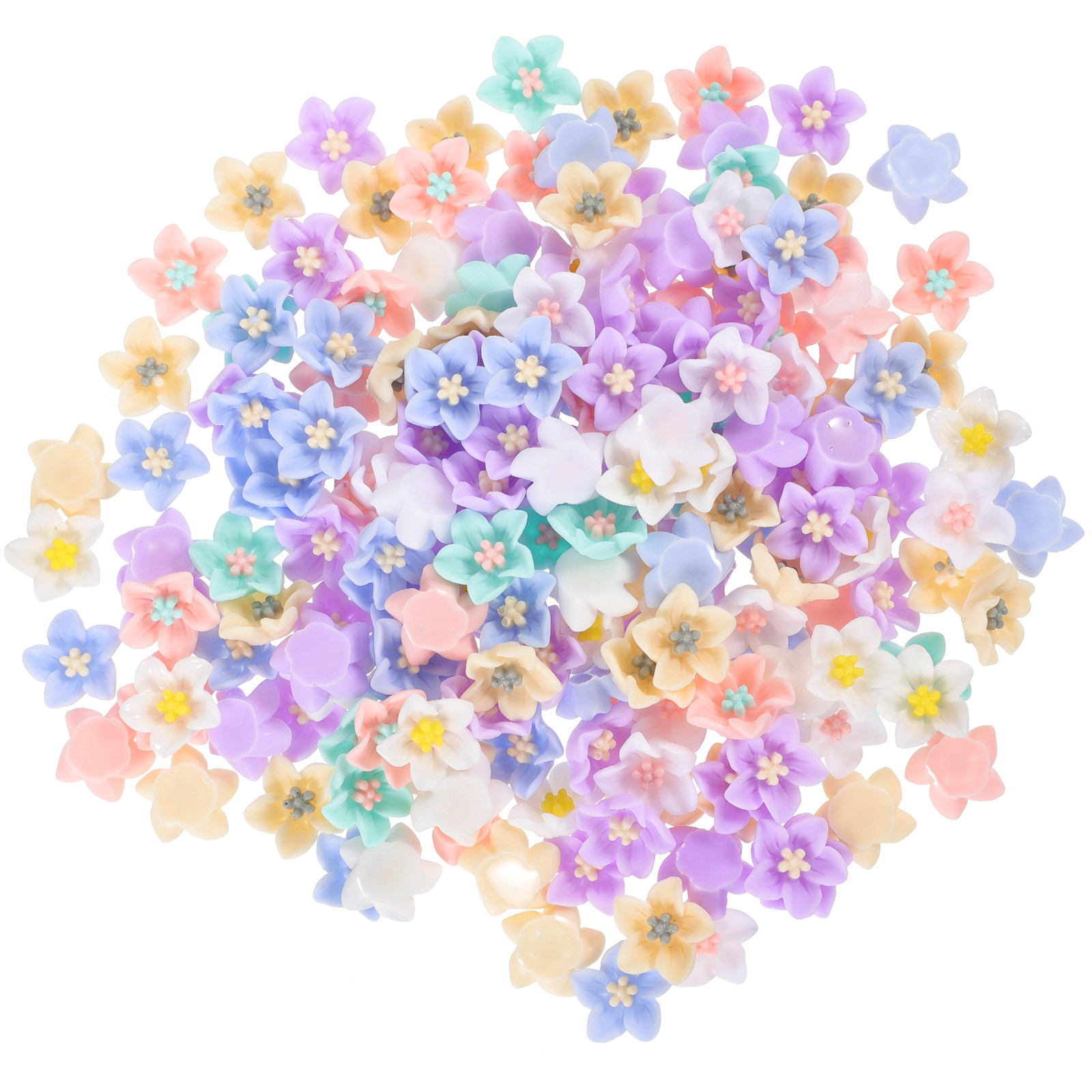 200 Stück Einzigartige Harz-Bl – Craft Embellishments Bewertung und Preis
