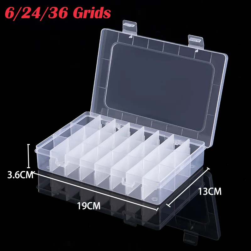 6/24/36 Grids Kunststoff Lager – Craft Embellishment Storage Bewertung und Preis