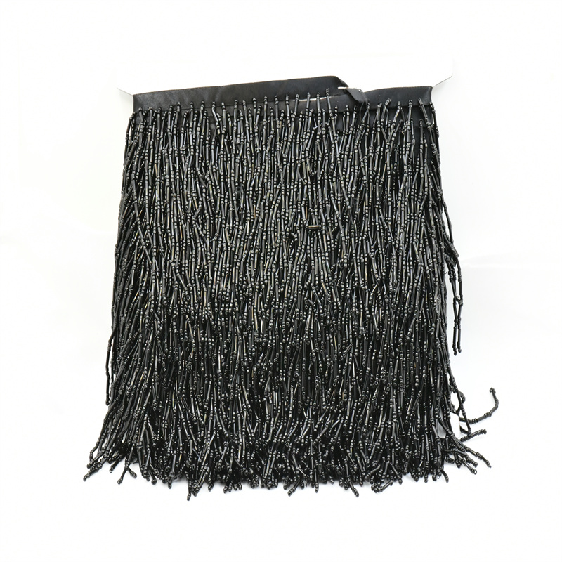1 Yard 10 cm breite Glasperlen – Beaded Trim Fringe Bewertung und Preis